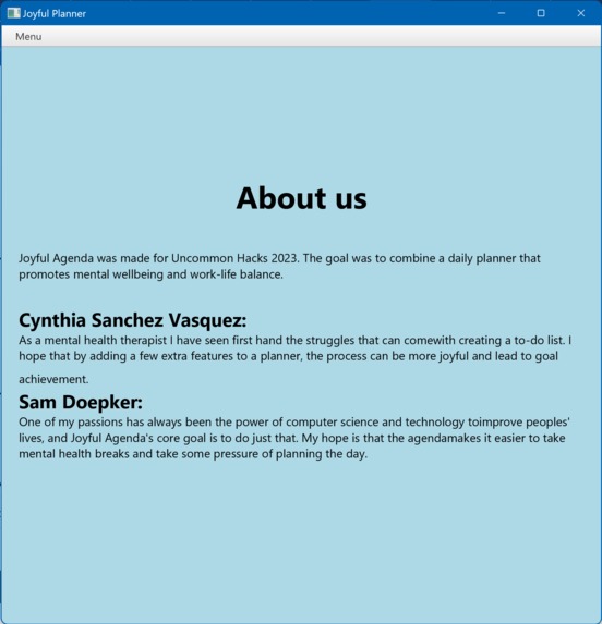 Joyful Agenda – screenshot 2