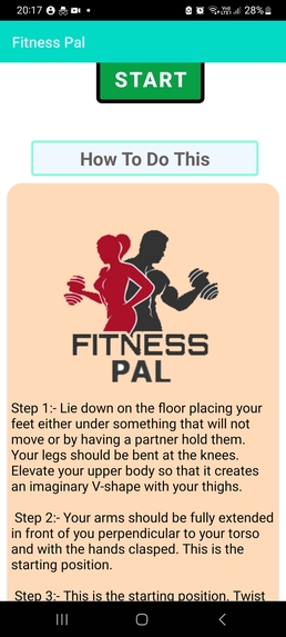 Fitness Pal  – screenshot 2