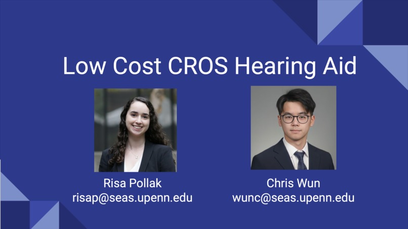 Low Cost CROS Hearing Aid – screenshot 1