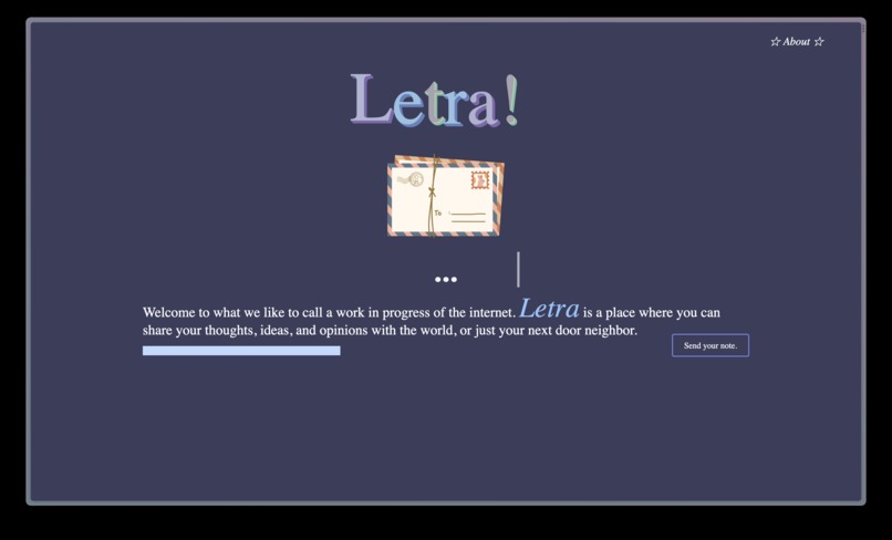 Letra – screenshot 1