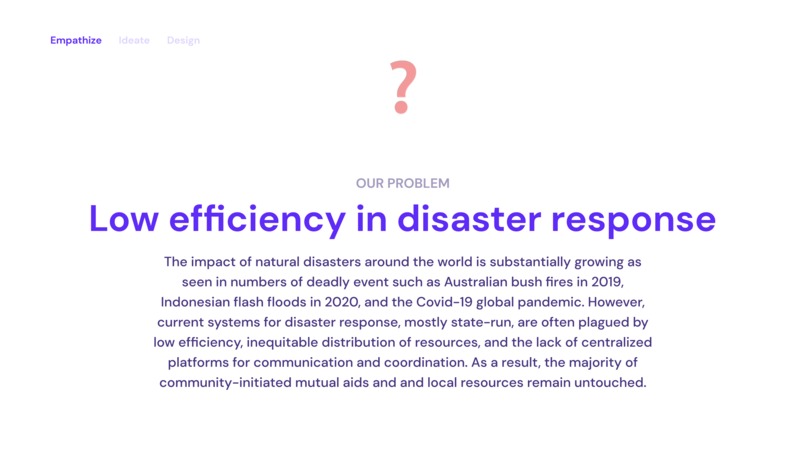 Diaster App – screenshot 1