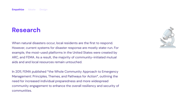 Diaster App – screenshot 3