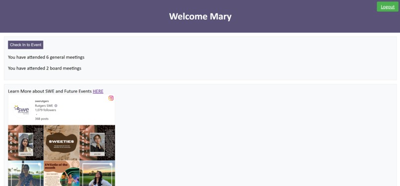 SWE Meeting Tracker – screenshot 2