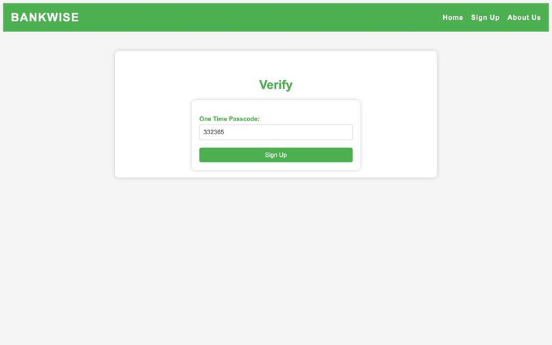 BankWise – screenshot 2