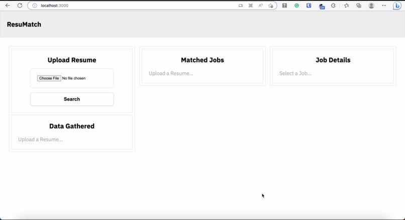 ResuMatch – screenshot 1