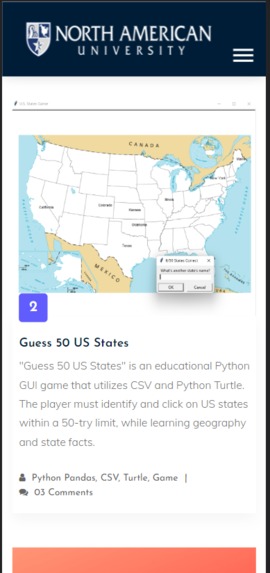 Freshmen's Website – screenshot 1