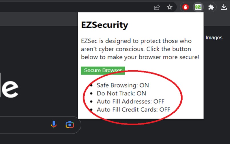 EZSecurity – screenshot 2