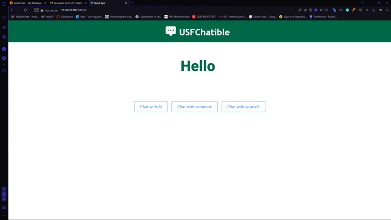 USFChatible – screenshot 1