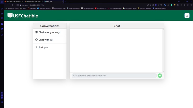USFChatible – screenshot 2