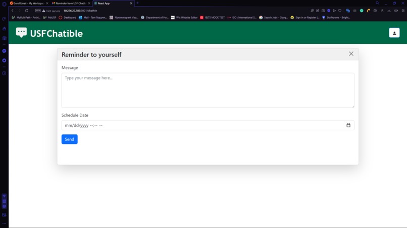 USFChatible – screenshot 3