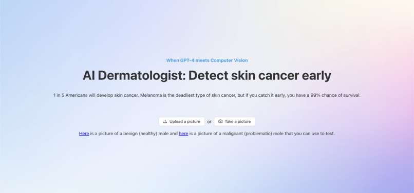 SkinGuardAI: Detect skin cancer early using your phone – screenshot 1