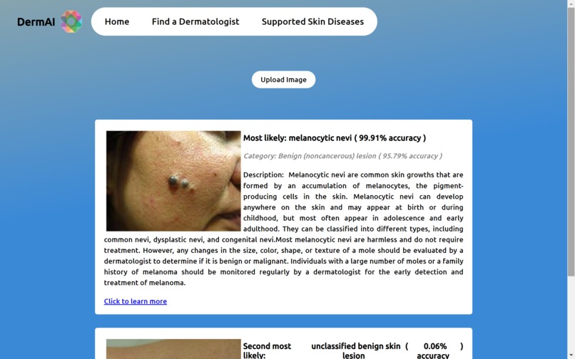 DermAI – screenshot 2
