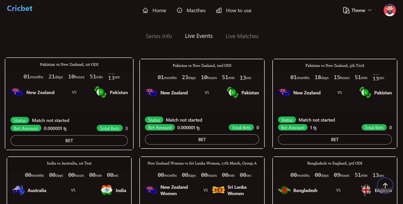 Cricbet – screenshot 3