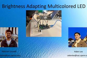 Brightness Adapting LED with Bluetooth Controls
