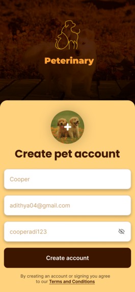Peterinary - UI – screenshot 2