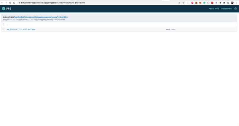 Airplan: CO2-optimized journies backed by Filecoin and Web3 – screenshot 1