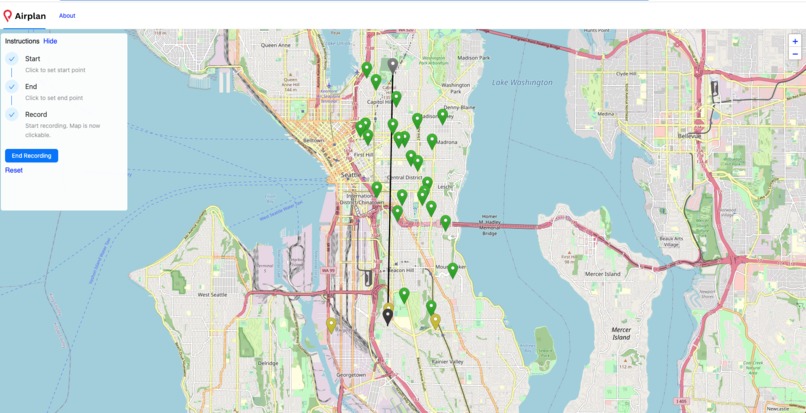 Airplan: CO2-optimized journies backed by Filecoin and Web3 – screenshot 7