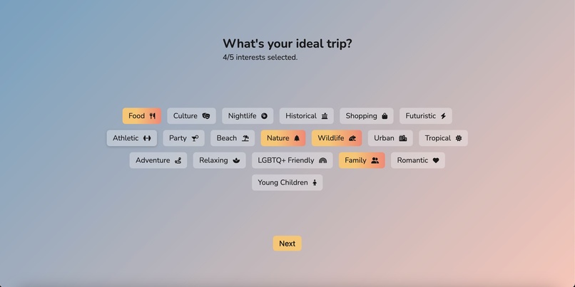 ADVANCED | PathFindr: Travel, for you – screenshot 2