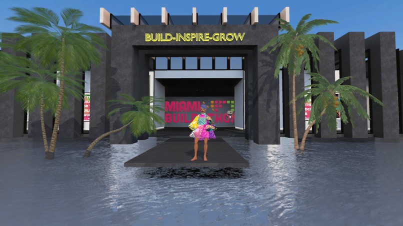 Spatial.io Metaverse Build for Miami NFT Buildathon – screenshot 6