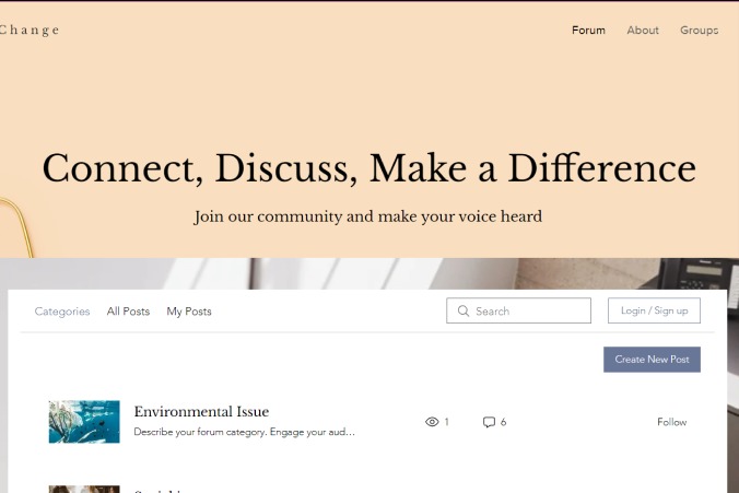 TogetherForChange – screenshot 1