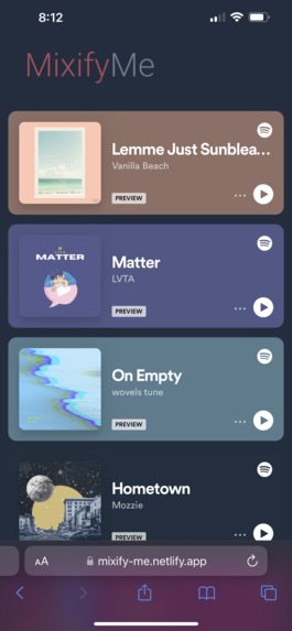 MixifyMe – screenshot 4