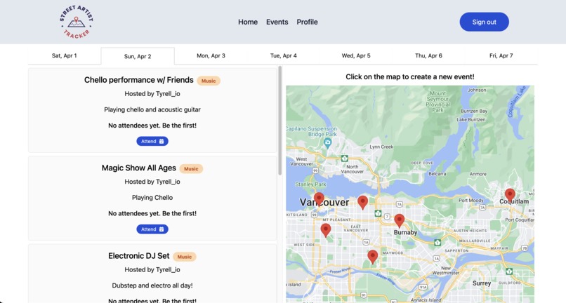 Street Artist Tracker – screenshot 2