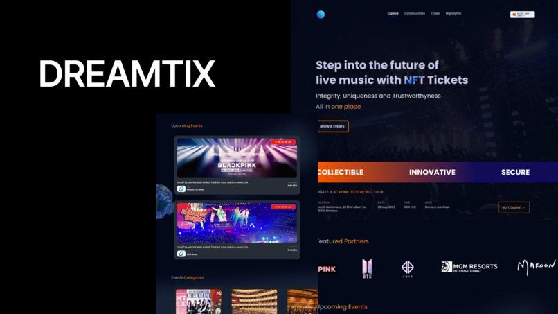 DreamTix – screenshot 1