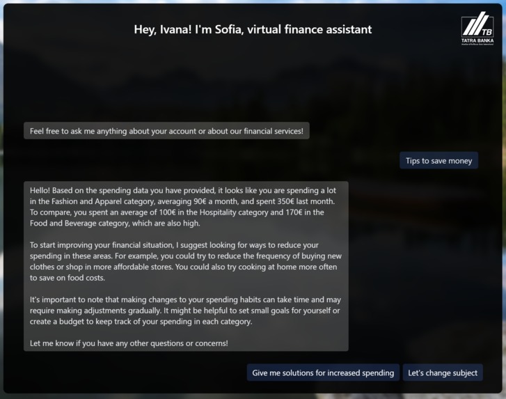 Sofia - Virtual Finance Assistant – screenshot 2