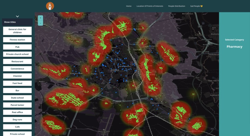Evaluating optimal positions for new business opportunities – screenshot 2