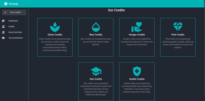 socialXchange – screenshot 2