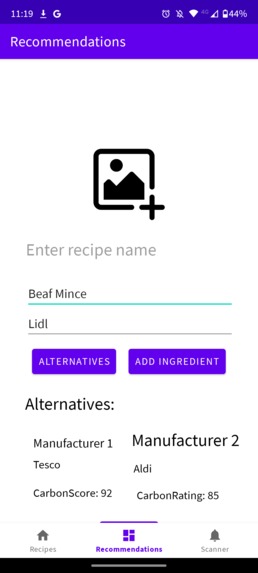 EcoMeals – screenshot 2