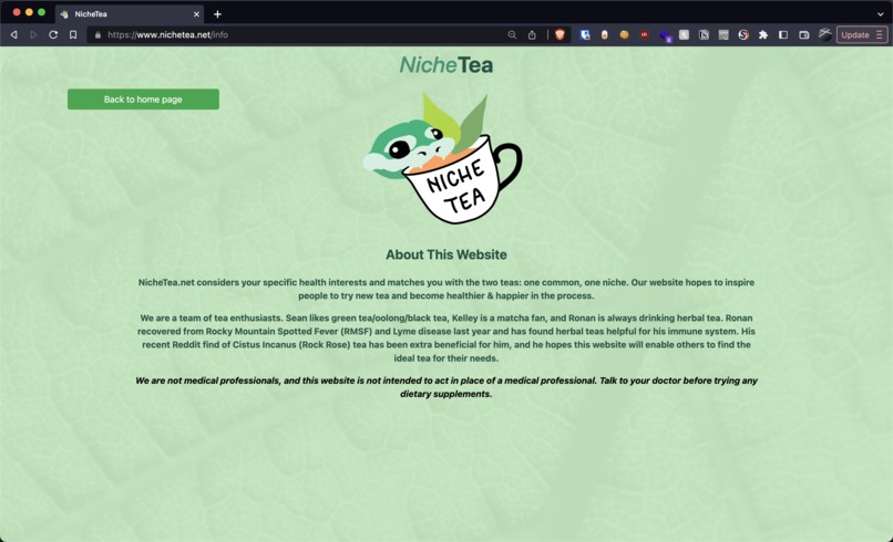 NicheTea – screenshot 3