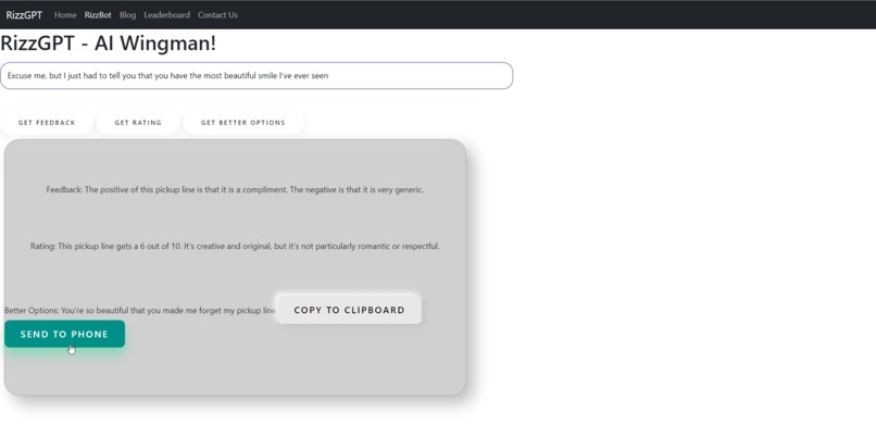 RizzGPT – screenshot 3