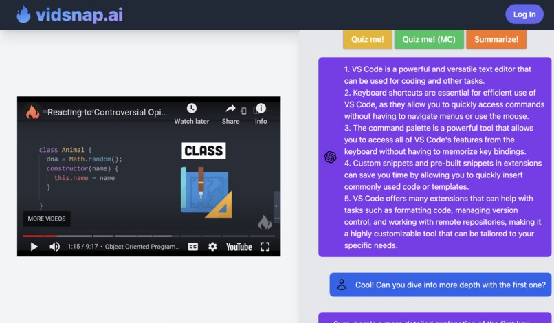 vidsnap.ai – screenshot 1