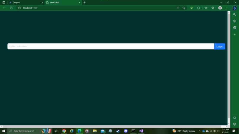 LeetCollab – screenshot 2