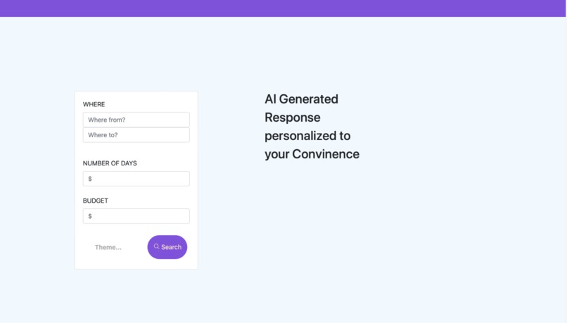 TripGenie – screenshot 1