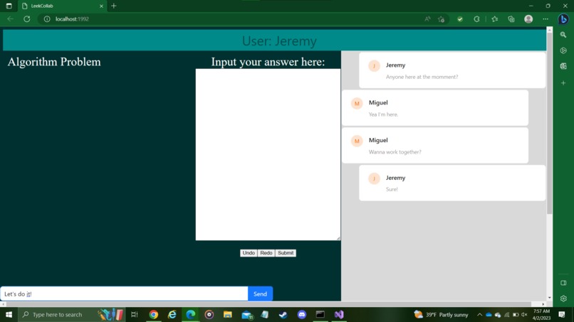 LeetCollab – screenshot 7
