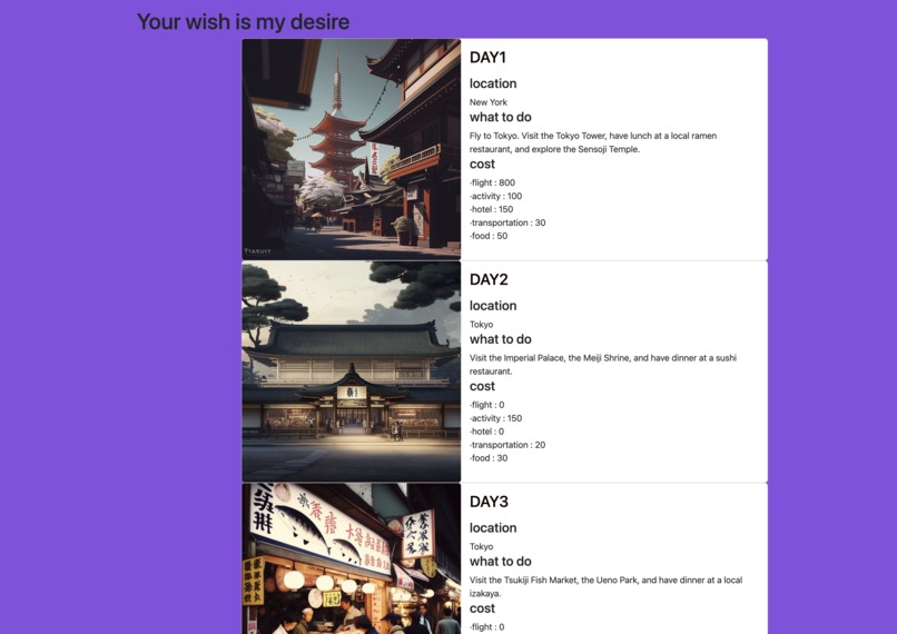 TripGenie – screenshot 3