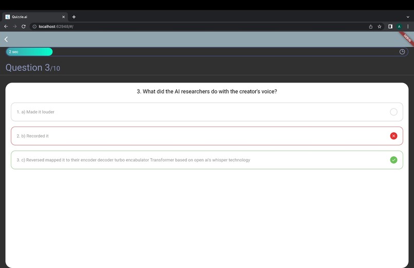 Quizzie AI – screenshot 3