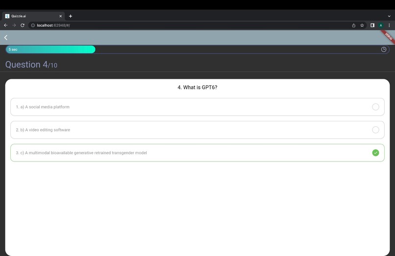 Quizzie AI – screenshot 4