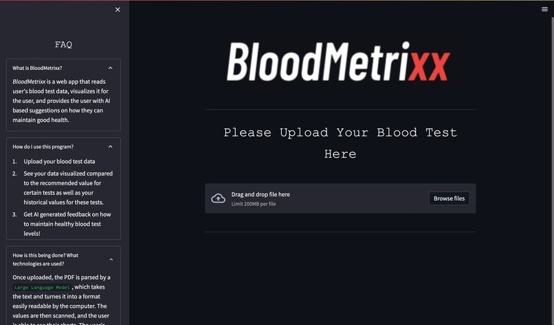 BloodMetrixx – screenshot 1