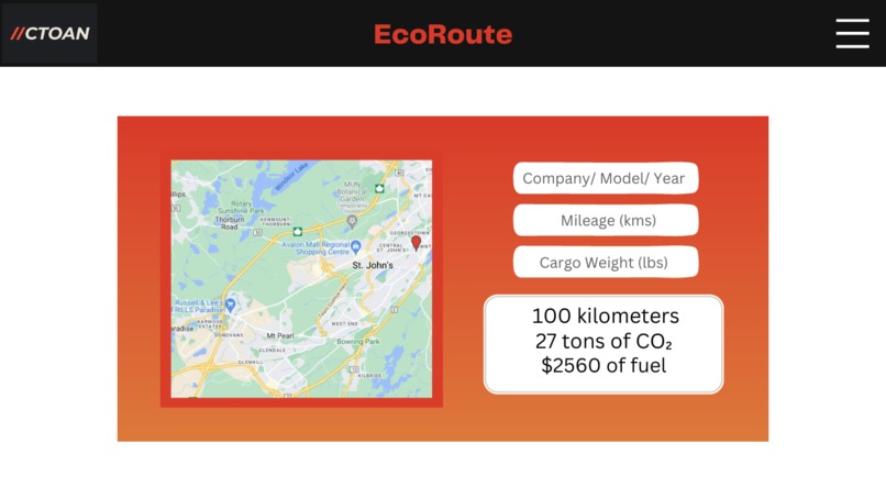 EcoRoute – screenshot 1