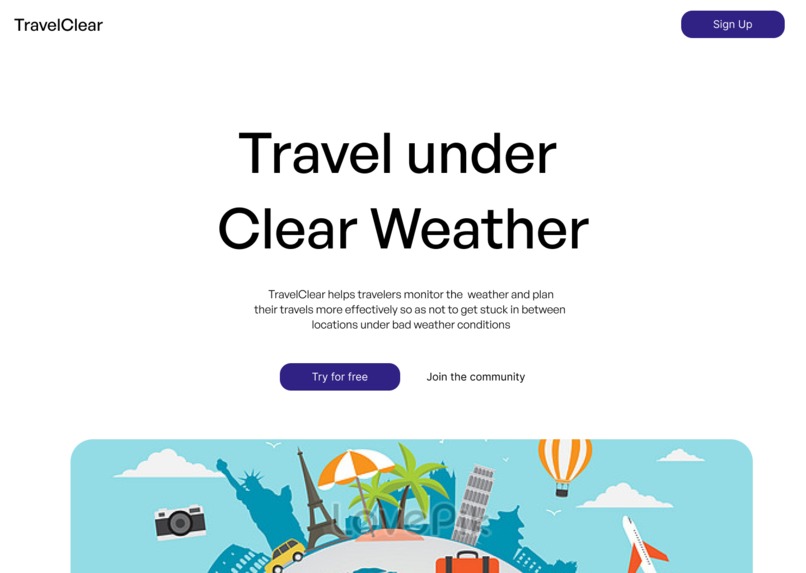 TravelClear – screenshot 1