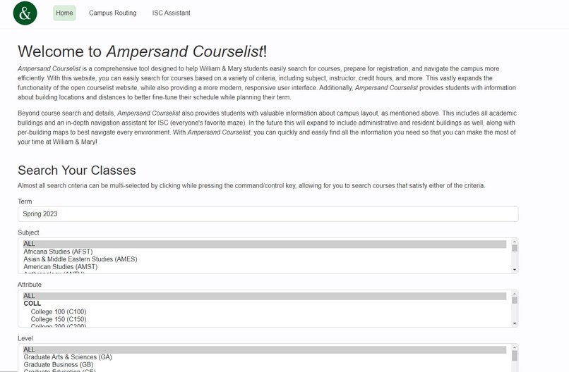 Ampersand Courselist – screenshot 2