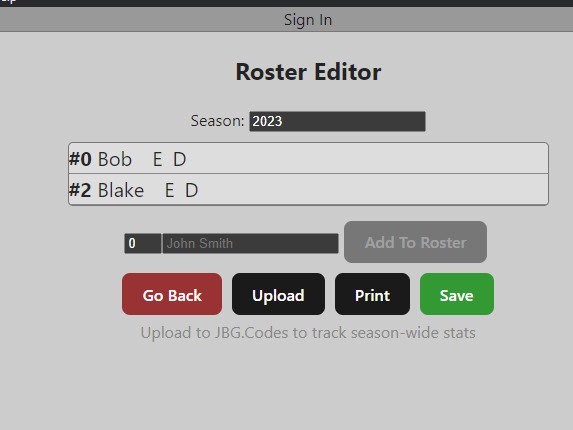 Modernized Sports Stats Platform – screenshot 1