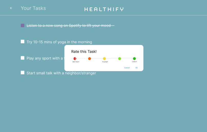Healthify – screenshot 1