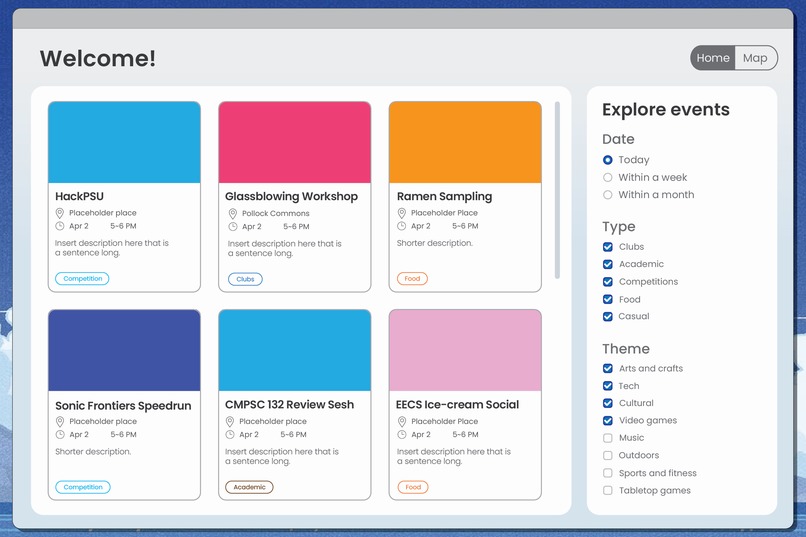 Meetup App – screenshot 1