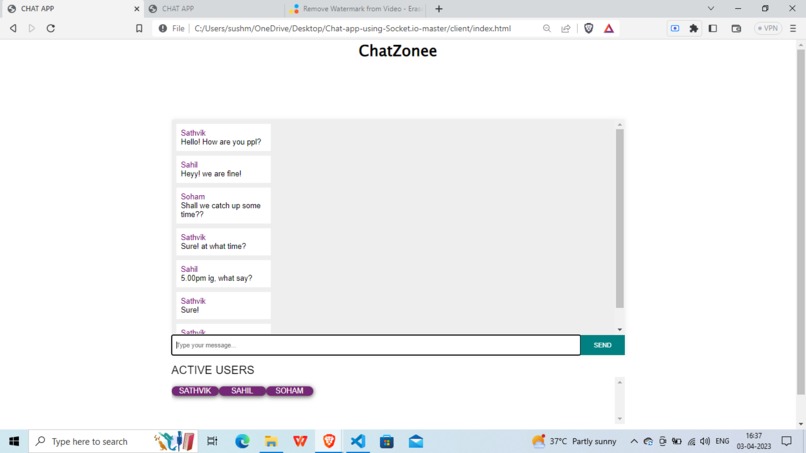 ChatZonee – screenshot 1