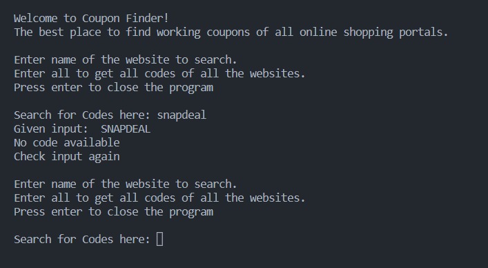 Coupon Finder – screenshot 4