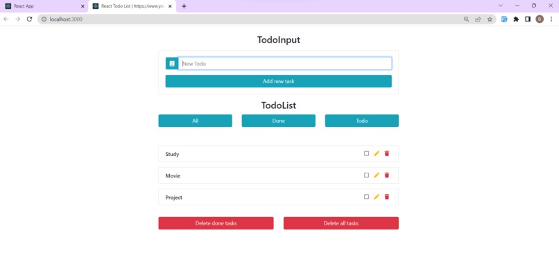 To-Do List – screenshot 1